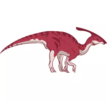 αυτοκόλλητο τοίχου parasaurolophus dinosaur - TenStickers
