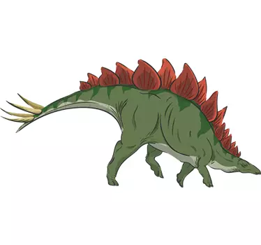 αυτοκόλλητο stegosaurus dinosaur - TenStickers