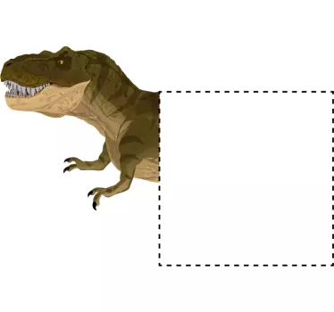 αυτοκόλλητο διακόπτη δεινοσαύρων triceratops - TenStickers