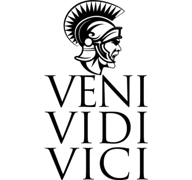 αυτοκόλλητο veni vidi vici - TenStickers