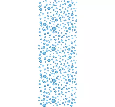 αυτοκόλλητο ντους σταγόνες νερό - TenStickers