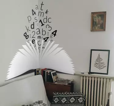 ανοιχτό αυτοκόλλητο τοίχου κεφαλάρι - TenStickers