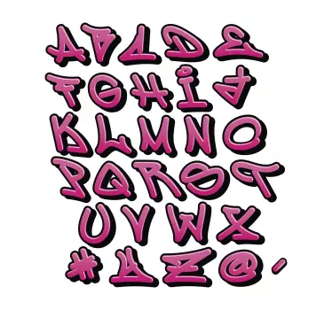 γκράφιτι για κορίτσια custom decal - TenStickers