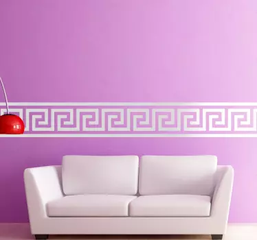 αυτοκόλλητο απλό ελληνικό περίγραμμα - TenStickers