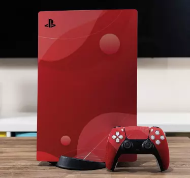 αφηρημένο θολώνει φόντο αυτοκόλλητα playstation 5 - TenStickers