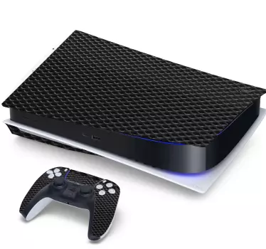 αφηρημένο μεταλλικό φόντο playstation 5 decal - TenStickers