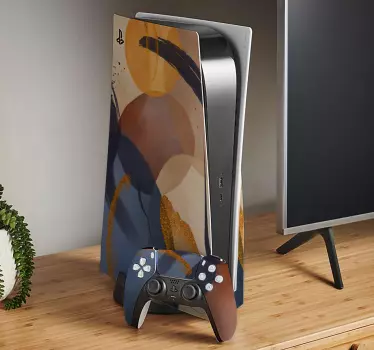 αφηρημένη μοτίβο playstation 5 αυτοκόλλητα - TenStickers
