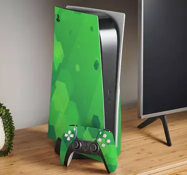 αφηρημένα πολυγωνικά playstation 5 αυτοκόλλητα - TenStickers