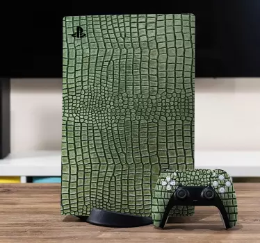 αυτοκόλλητα alligator skin playstation 5 - TenStickers