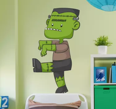 αυτοκόλλητο τοίχου τέρας μωρό frankenstein - TenStickers