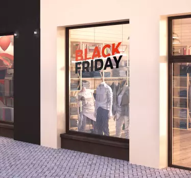 χάρτινα αυτοκόλλητα black friday black friday - TenStickers