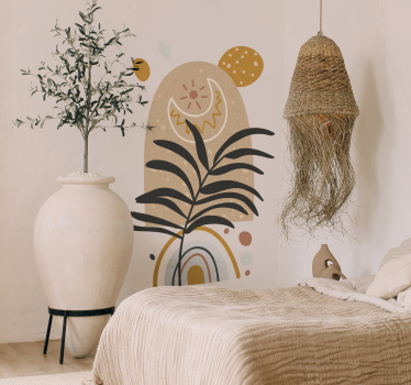 Αυτοκόλλητο φυτά φυτό σε στυλ boho - TenStickers