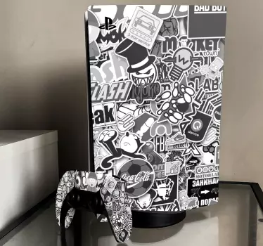 αυτοκόλλητα βόμβας playstation 5 - TenStickers
