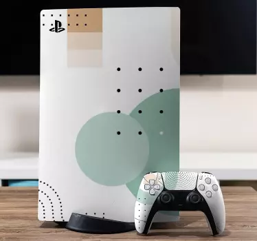 αυτοκόλλητο φωτεινό φόντο με σύμβολα playstation 5 - TenStickers