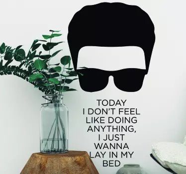 Αυτοκόλλητο με τους στίχους του bruno mars - TenStickers