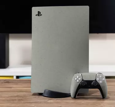 βούρτσα ασημί δέρμα playstation 5 decal - TenStickers