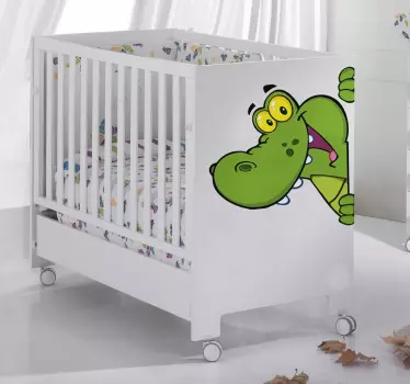 αυτοκόλλητο με χρωματιστά κροκόδειλους - TenStickers