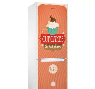 αυτοκόλλητο ψυγείου cupcakes - TenStickers