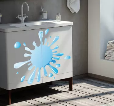 διακοσμητικό decal water splash - TenStickers