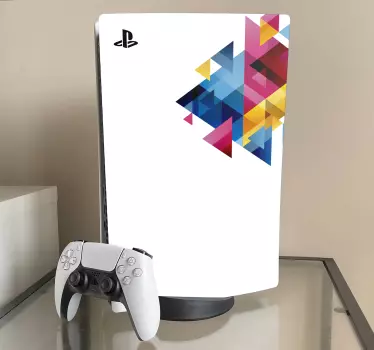 διαφορετικά χρώματα με λευκό φόντο playstation 5 αυτοκόλλητα - TenStickers