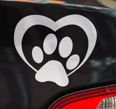 αυτοκόλλητο όχημα εκτύπωσης σκύλου - TenStickers