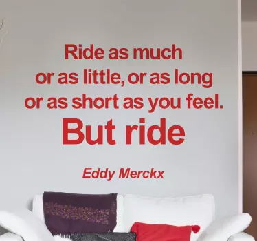 αυτοκόλλητο eddy merckx - TenStickers