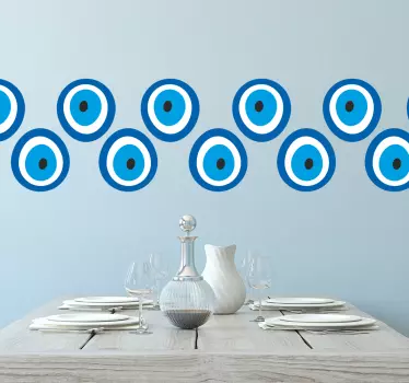 αυτοκόλλητο με τα μάτια φυλαχτό κακού - TenStickers