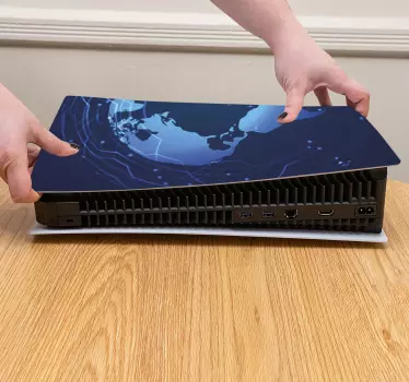 αυτοκόλλητο παγκόσμιας τεχνολογίας playstation 5 - TenStickers