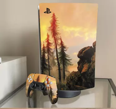 Χρυσό δάσος playstation 5 decal - TenStickers
