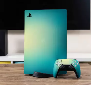 Αυτοκόλλητο με κλίση φωτισμού playstation 5 - TenStickers