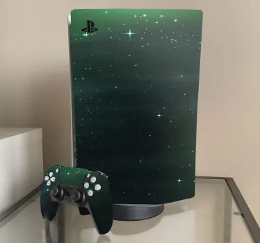 πράσινα φώτα playstation 5 αυτοκόλλητα - TenStickers