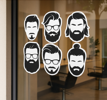 Αυτοκόλλητα υγείας στυλ κομμωτών - TenStickers