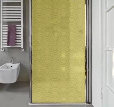 αυτοκόλλητο ντους μοτίβο φωτισμού pantone - TenStickers
