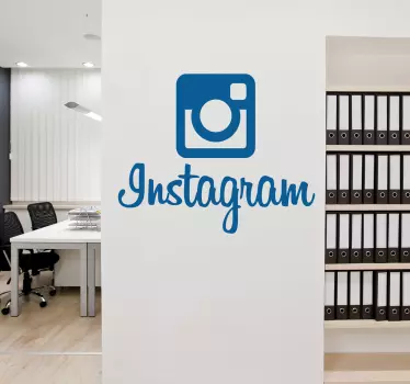 αυτοκόλλητο λογότυπου instagram - TenStickers