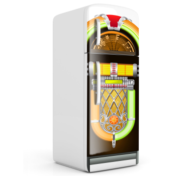 αυτοκόλλητο ψυγείου jukebox - TenStickers