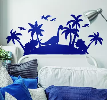 αυτοκόλλητο τοίχου jurassic parc - TenStickers