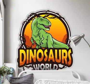 Jurassic world dragon wall decal - TenStickers