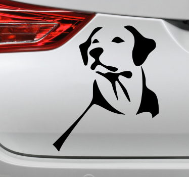 αυτοκόλλητο σκύλου labrador retriever - TenStickers