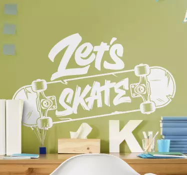 ας κάνουμε πατινάζ - TenStickers