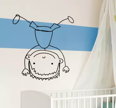 αυτοκόλλητο μικρό αγόρι σκίτσο για παιδιά - TenStickers