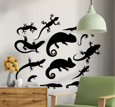 σαύρα bug τοίχο decal - TenStickers