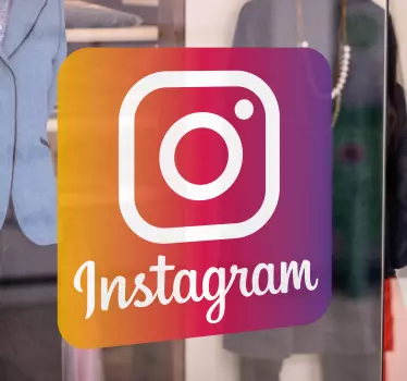 λογότυπο instagram βιτρίνα - TenStickers