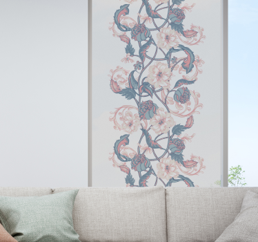 λουλούδια magnolia σχεδίασης παραθύρου decal - TenStickers