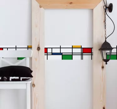 μινιμαλιστικά χρώματα βινυλίου wall art decal - TenStickers