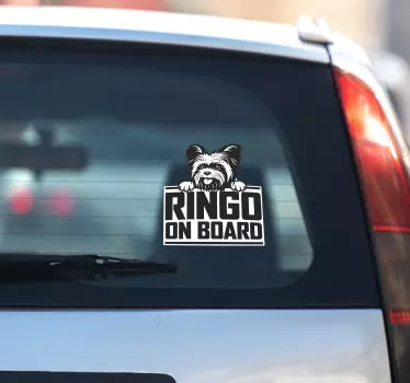 ωραίο αυτοκόλλητο αυτοκινήτου του yorkshire - TenStickers