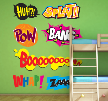 αυτοκόλλητο για παιδιά onomatopoeia - TenStickers