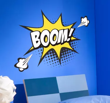 αυτοκόλλητο τοίχου onomatopoeia pop cartoon - TenStickers