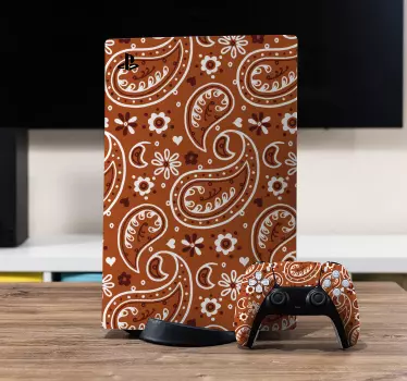 πορτοκαλί μπάντανα playstation decal - TenStickers