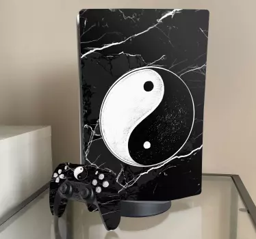 αυθεντικά αυτοκόλλητα playstation 5 yin yang balance - TenStickers