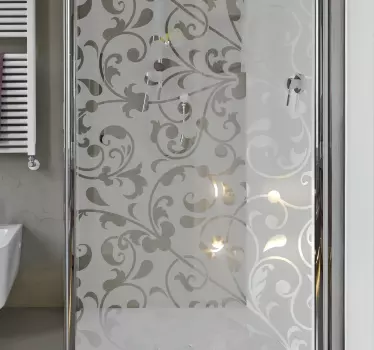 αυτοκόλλητο ντους paisley διακοσμητικών φύλλων - TenStickers